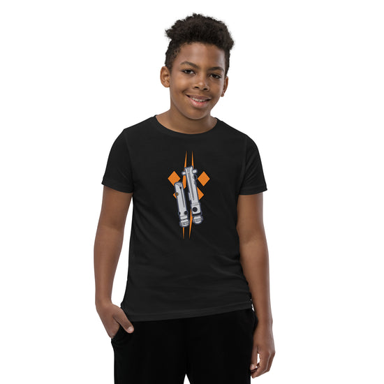 Ahsoka Tano Lightsaber Youth Tee - Fandom-Made