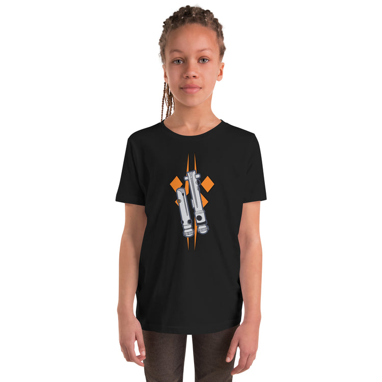 Ahsoka Tano Lightsaber Youth Tee - Fandom-Made