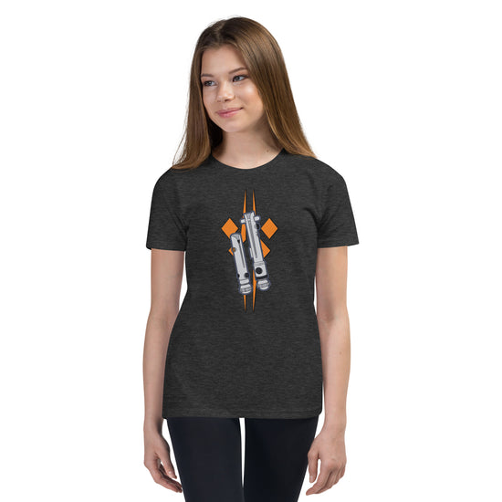 Ahsoka Tano Lightsaber Youth Tee - Fandom-Made