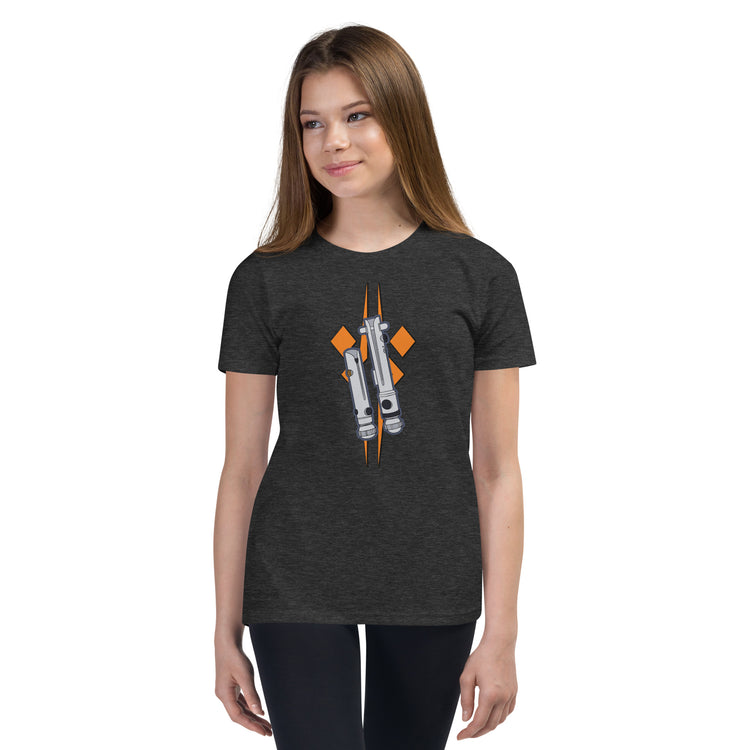 Ahsoka Tano Lightsaber Youth Tee - Fandom-Made