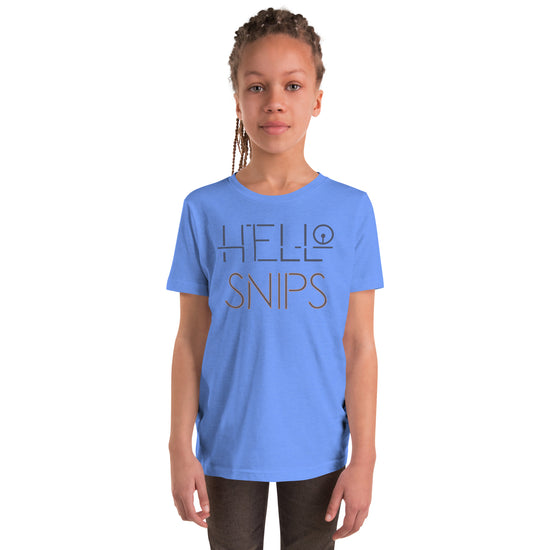Hello Snips Youth Tee - Fandom-Made
