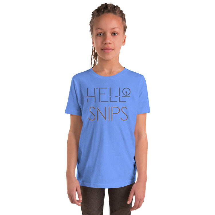 Hello Snips Youth Tee - Fandom-Made