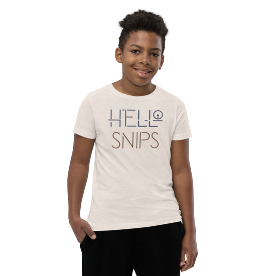 Hello Snips Youth Tee - Fandom-Made