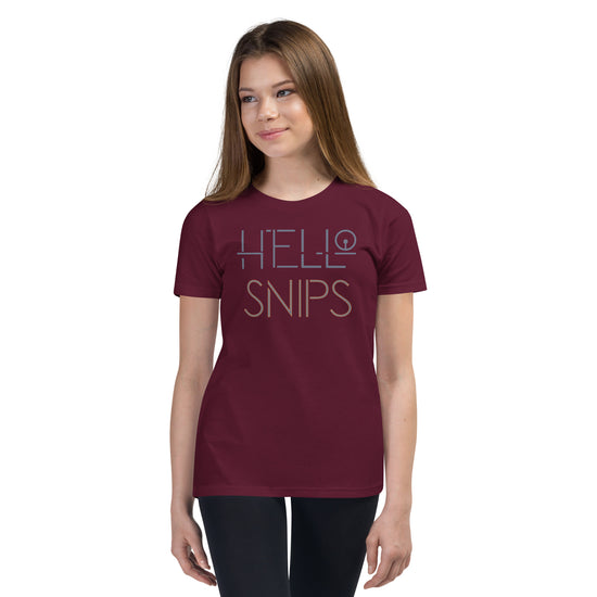 Hello Snips Youth Tee - Fandom-Made