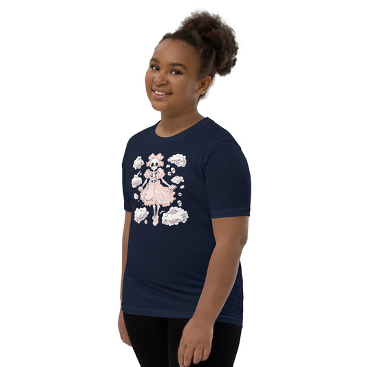 Coquette Skeleton Youth Tee - Fandom-Made