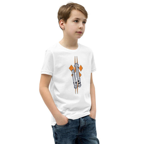 Ahsoka Tano Lightsaber Youth Tee - Fandom-Made