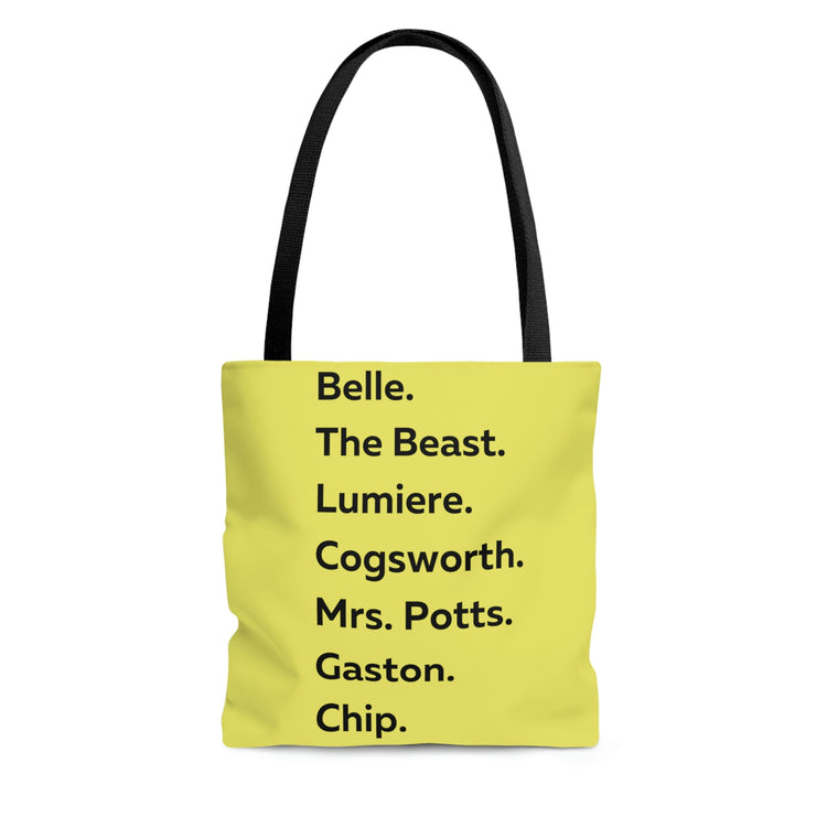 Beauty and the Beast Tote Bag - Fandom-Made