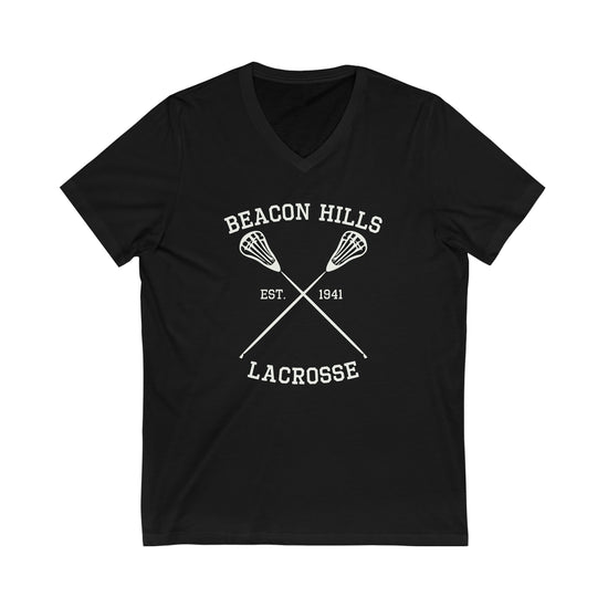 Beacon Hills Lacrosse Short Sleeve V-Neck Tee - Fandom-Made