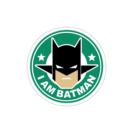 I am Batman Starbucks Die-Cut Stickers - Fandom-Made