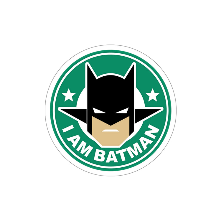 I am Batman Starbucks Die-Cut Stickers - Fandom-Made