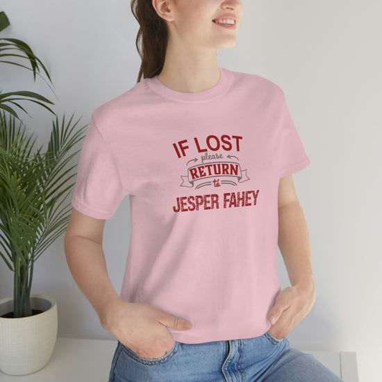 If Lost, Return to Jesper Fahey Short Sleeve Tee - Fandom-Made