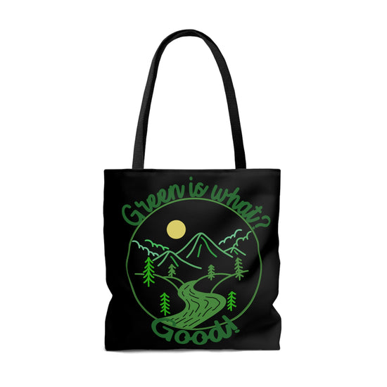 Green is Good Tote Bag - Fandom-Made