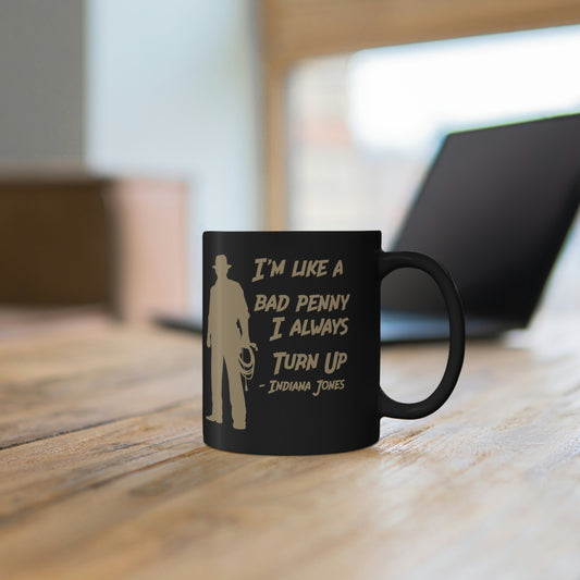 Indiana Jones 11oz Black Mug - Fandom-Made