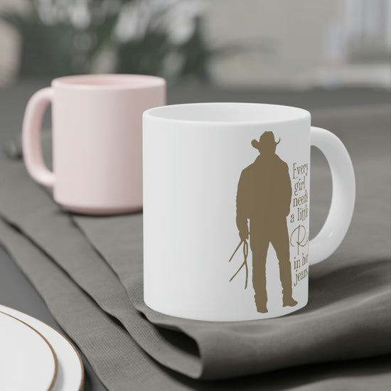 Every Girl Needs a Rip In Her Jeans Mug - Fandom-Made