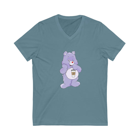 Care Bears, Coffee Bear V-Neck Tee - Fandom-Made