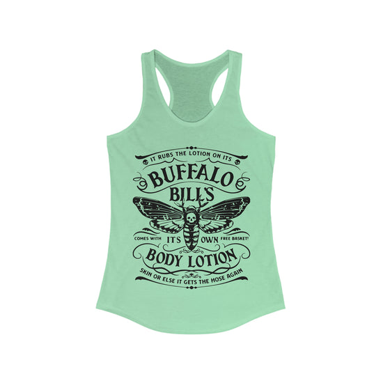 Buffalo Bills Body Lotion Racerback Tank - Fandom-Made