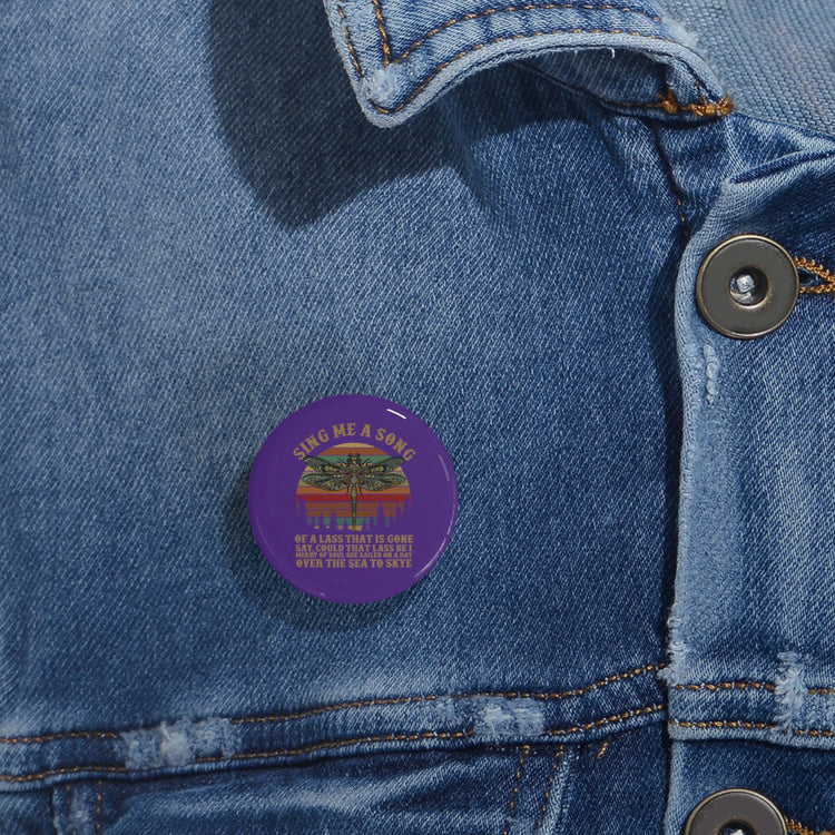 Skye Song Lyrics Retro Pin - Fandom-Made