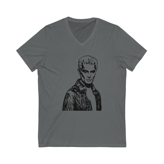 Spike Short Sleeve V-Neck Tee - Fandom-Made
