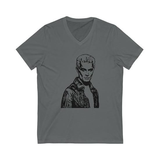 Spike Short Sleeve V-Neck Tee - Fandom-Made