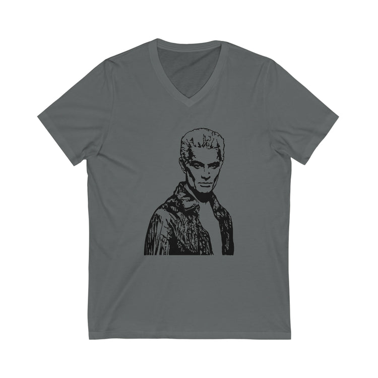 Spike Short Sleeve V-Neck Tee - Fandom-Made