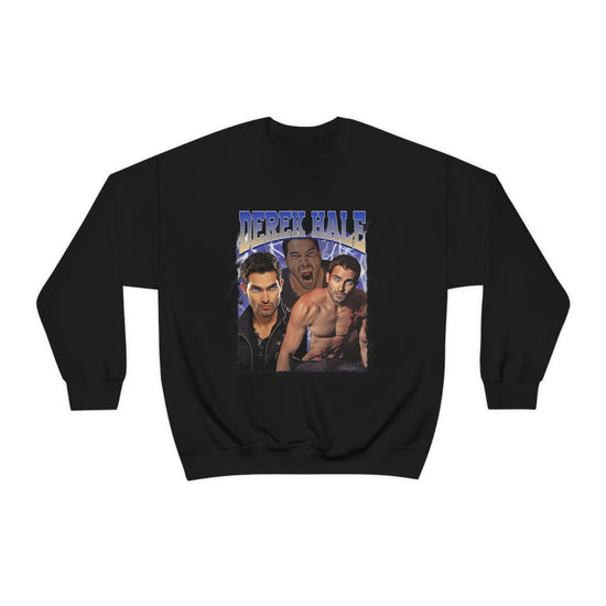 Derek Hale Crewneck Sweatshirt (shirtless collage) - Fandom-Made