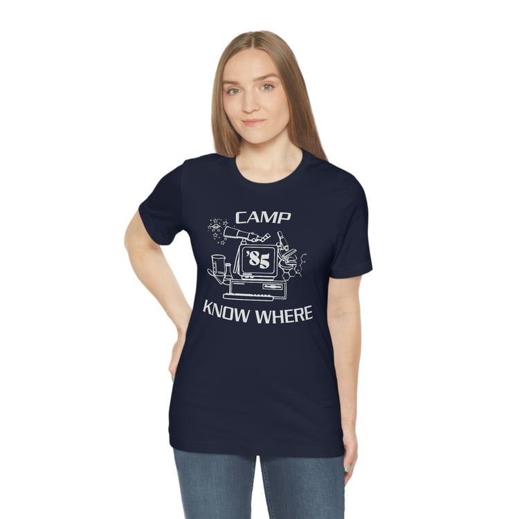 Camp Know Where Short Sleeve Tee - Fandom-Made