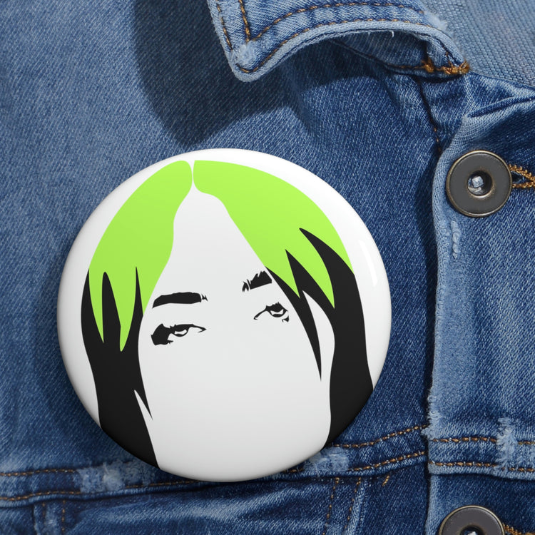 Billie Eilish Pin Buttons - Fandom-Made