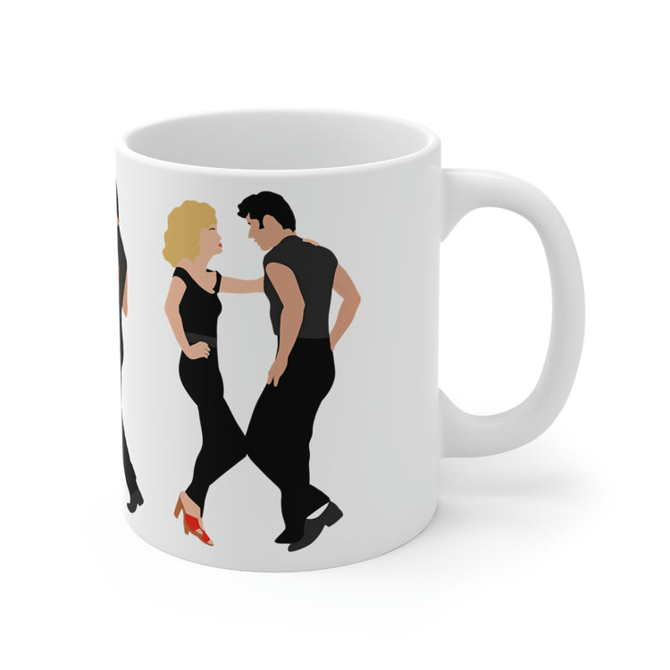 Sandy & Danny Dancing Mugs - Fandom-Made