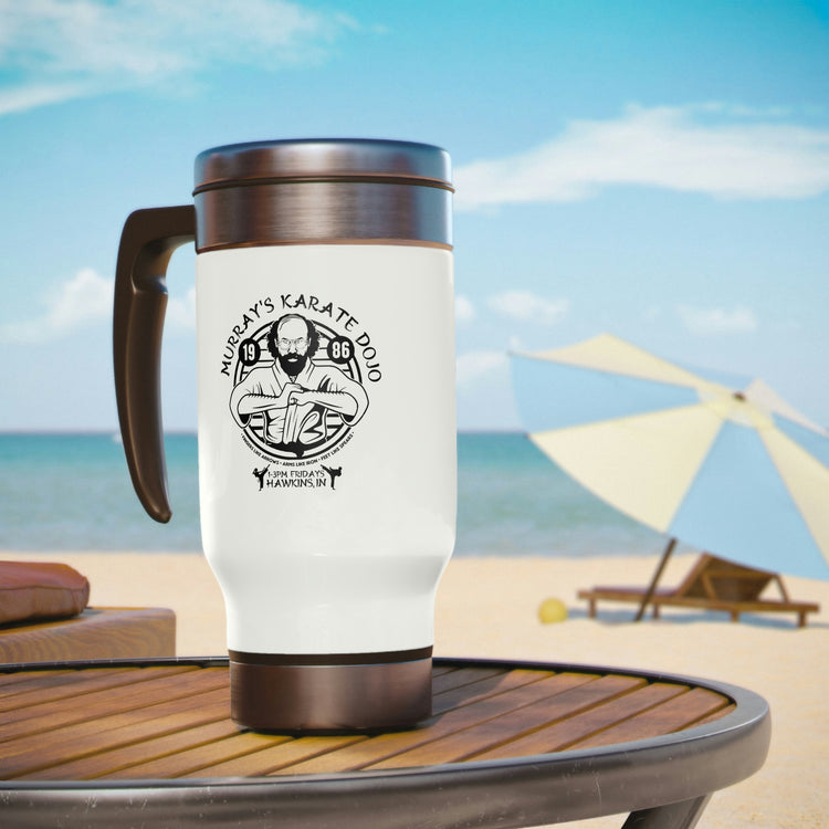 Murray's Dojo Travel Mug with Handle - Fandom-Made