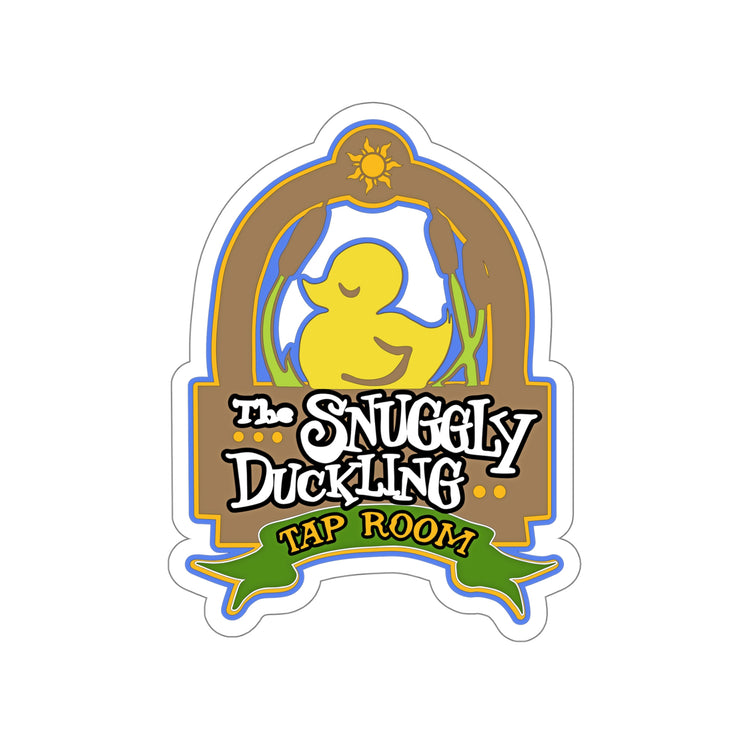 Snuggly Duckling Die-Cut Sticker - Fandom-Made