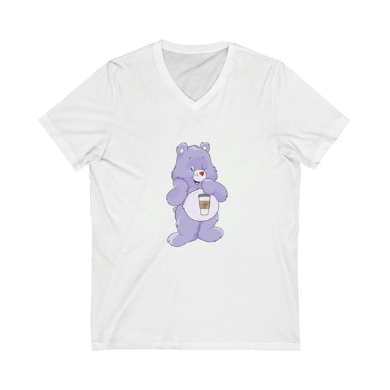 Care Bears, Coffee Bear V-Neck Tee - Fandom-Made