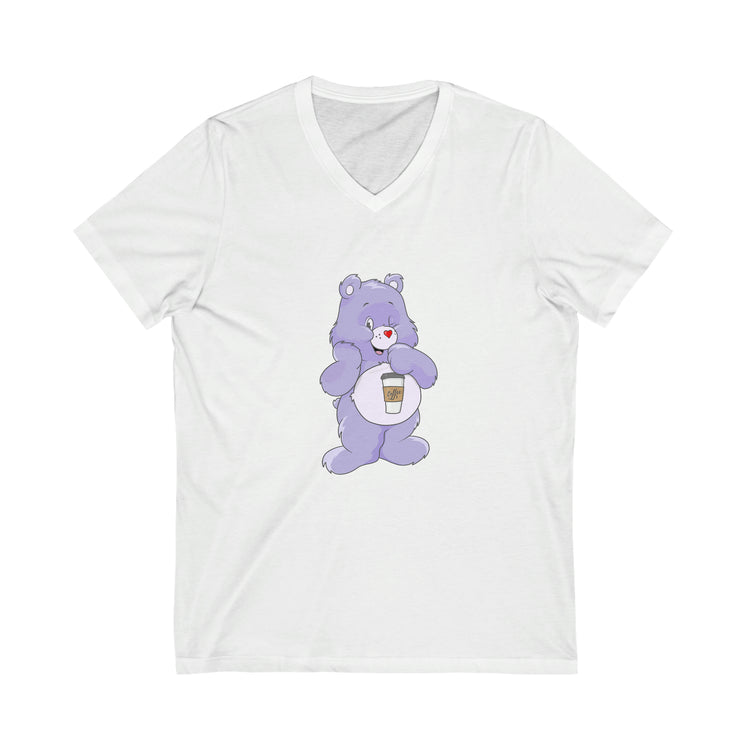 Care Bears, Coffee Bear V-Neck Tee - Fandom-Made