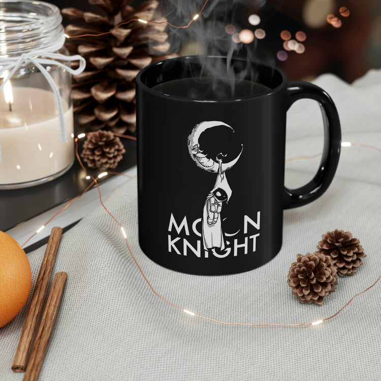 Moon Knight 11oz Black Mug (moon) - Fandom-Made