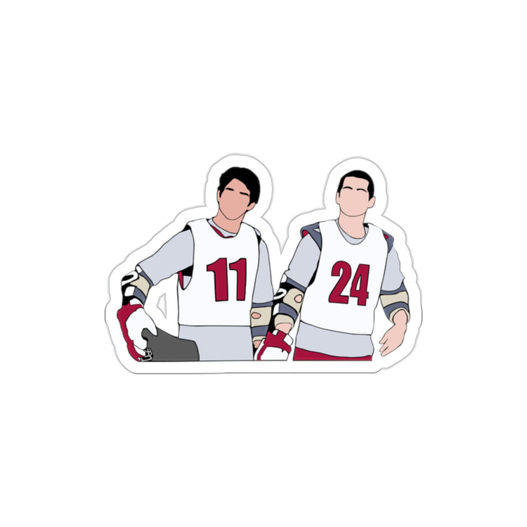 Scott and Stiles, uniform Stickers - Fandom-Made