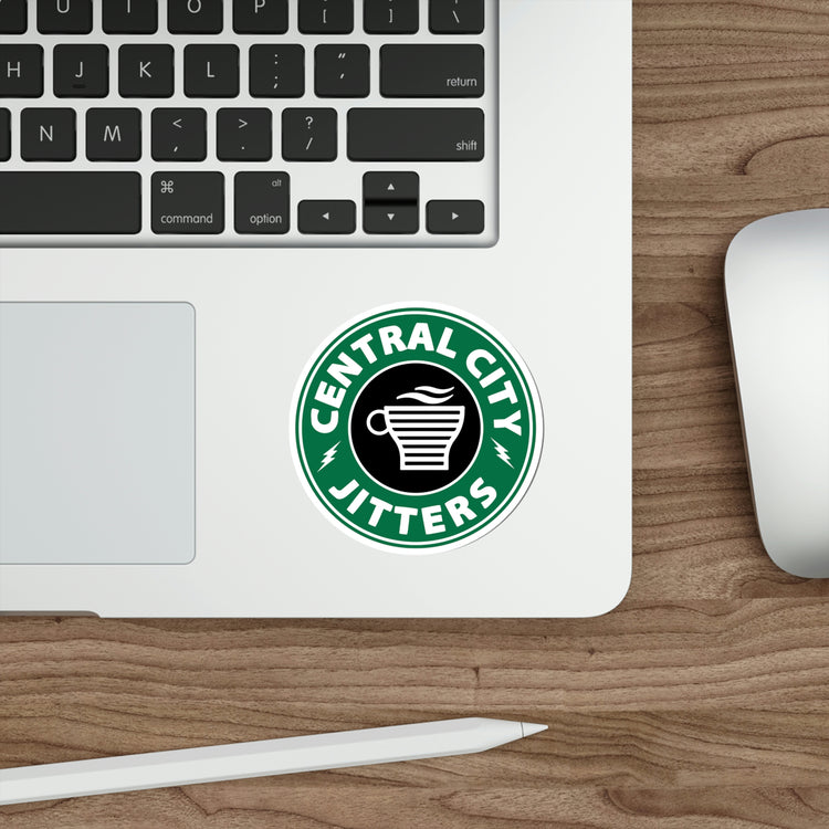 Central City Jitter Die-Cut Sticker - Fandom-Made