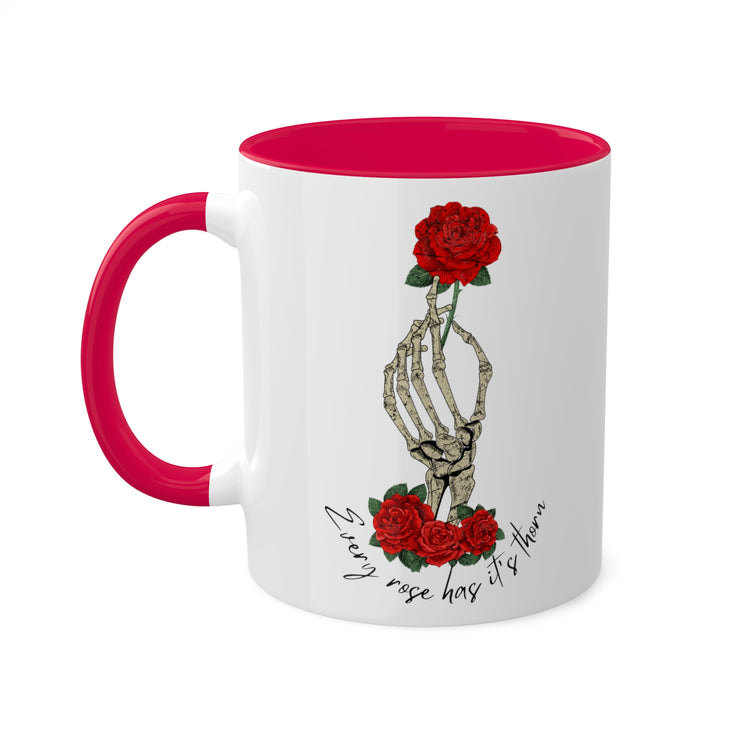 Every Rose, Has It's Thorn Colorful Mug - Fandom-Made