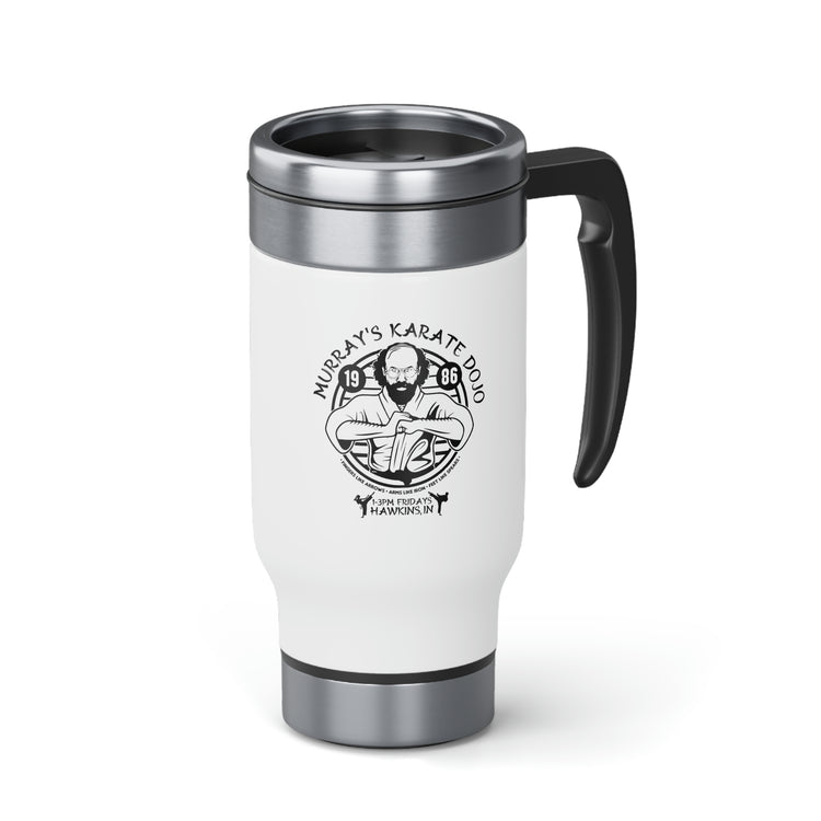 Murray's Dojo Travel Mug with Handle - Fandom-Made