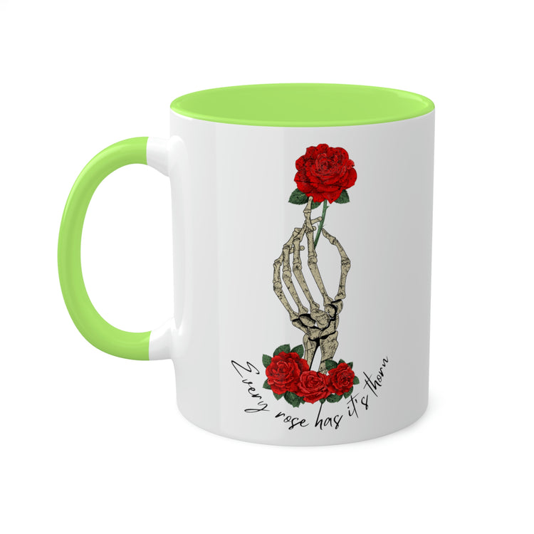 Every Rose, Has It's Thorn Colorful Mug - Fandom-Made