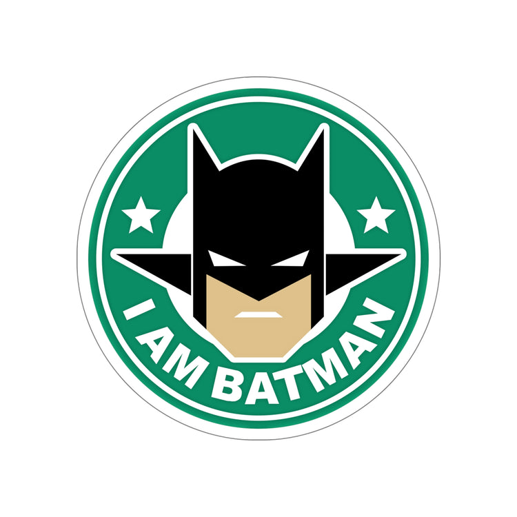I am Batman Starbucks Die-Cut Stickers - Fandom-Made