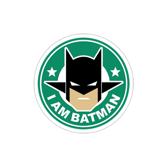 I am Batman Starbucks Die-Cut Stickers - Fandom-Made