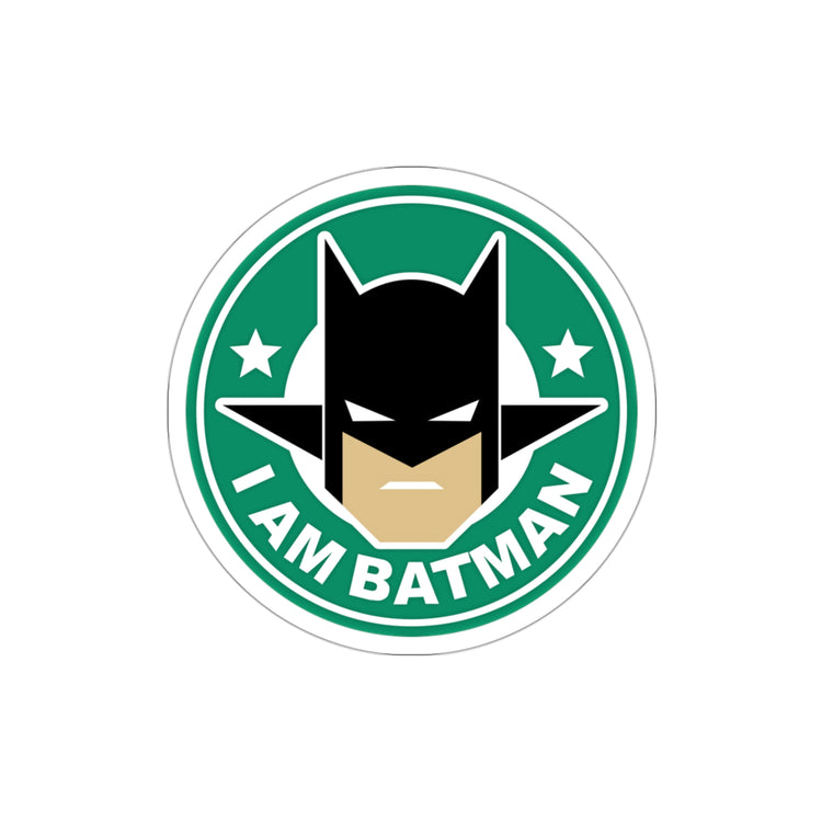I am Batman Starbucks Die-Cut Stickers - Fandom-Made