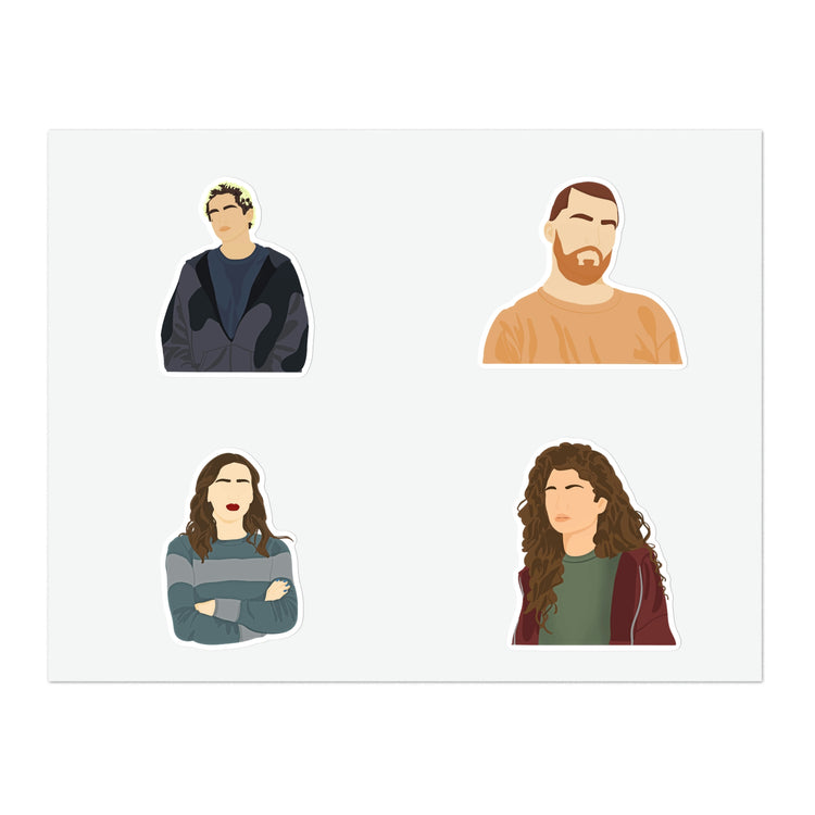 Euphoria Sticker Sheets (set 1) - Fandom-Made