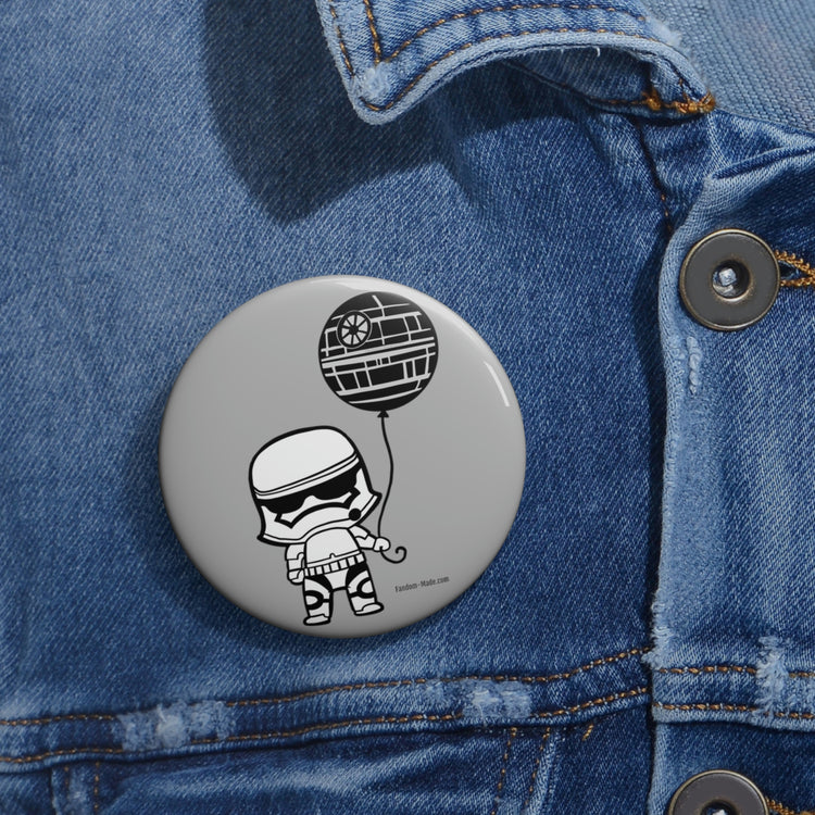 Storm Trooper Balloon Pin - Fandom-Made