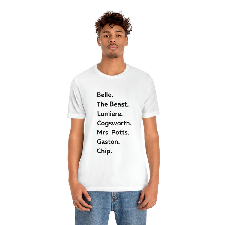 Beauty and the Beast Short Sleeve Tee - Fandom-Made