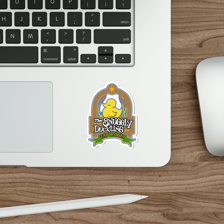 Snuggly Duckling Die-Cut Sticker - Fandom-Made