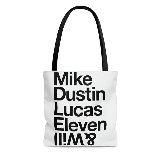 Stranger Things Names Tote Bag - Fandom-Made