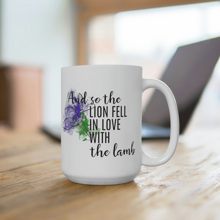 Lion and Lamb Mugs - Fandom-Made