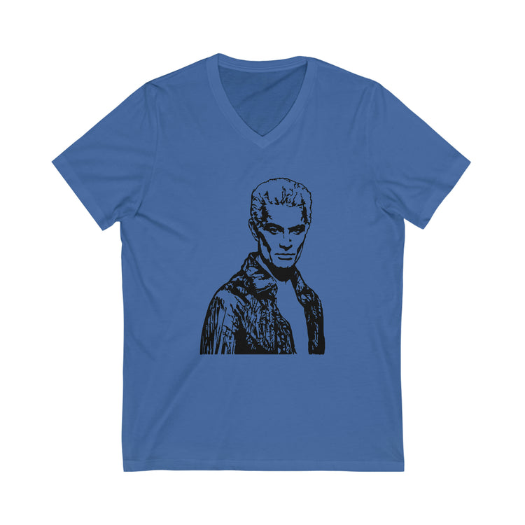 Spike Short Sleeve V-Neck Tee - Fandom-Made