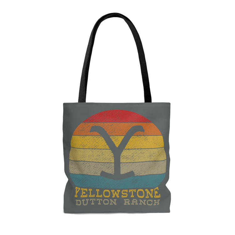 Yellowstone Retro Sunset Tote Bag - Fandom-Made
