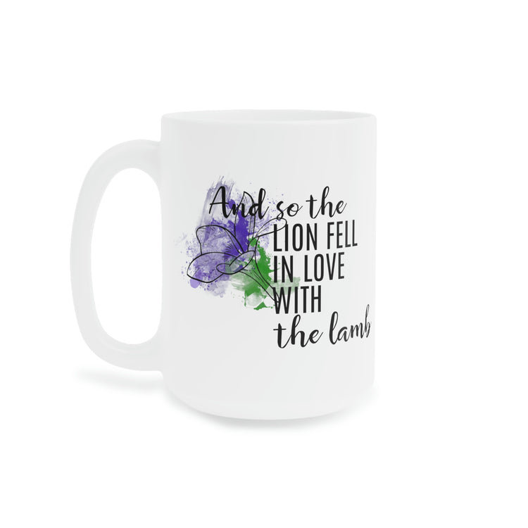 Lion and Lamb Mugs - Fandom-Made